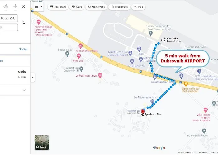 شقة Dubrovnik Airport Tea *